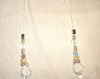 Genuine Swarovski crystals dangle earrings