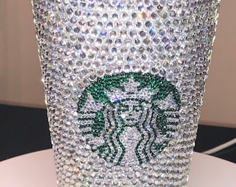 Rhinestone Starbucks Tumbler