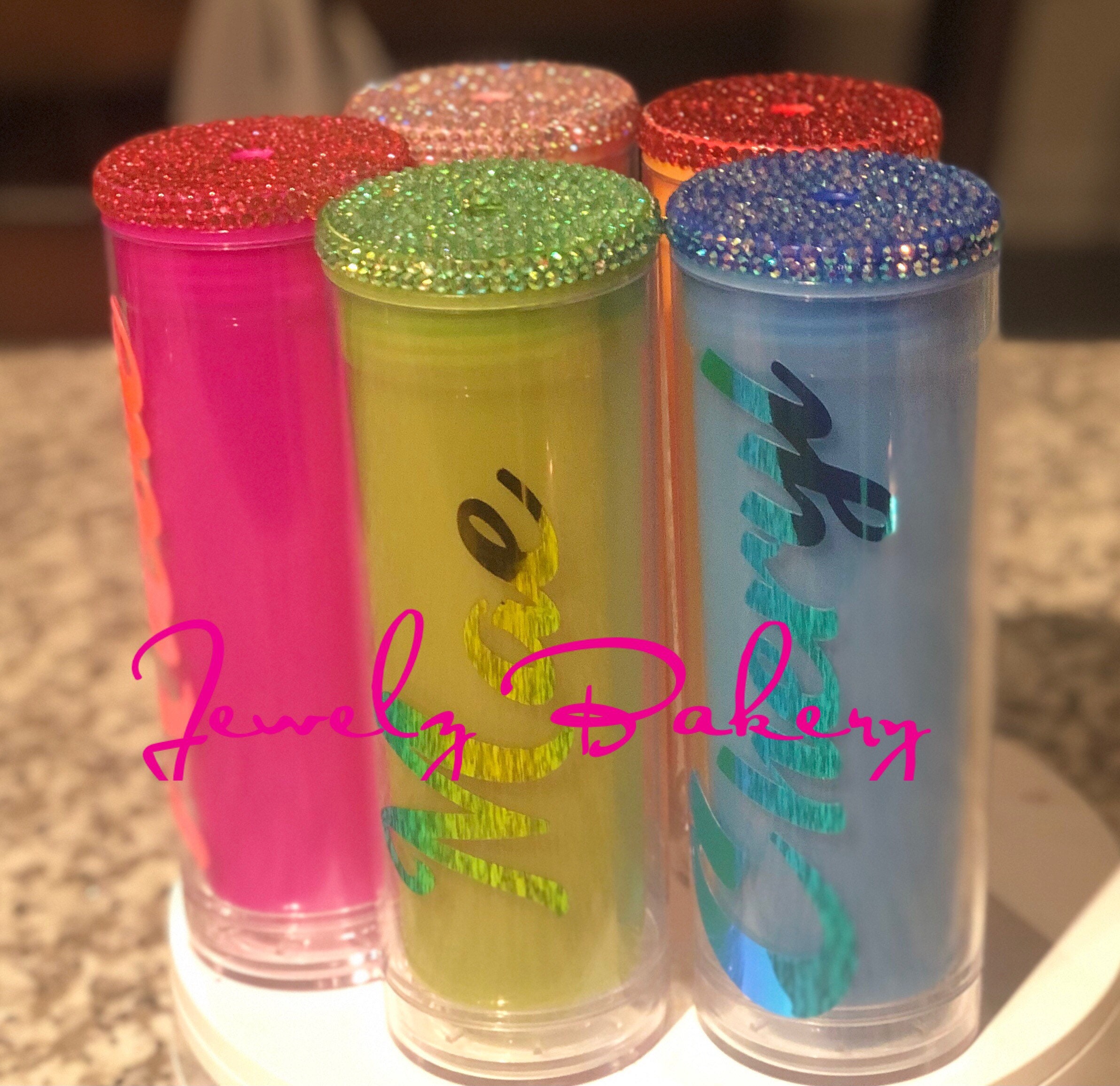 Rhinestone Skinny Tumbler