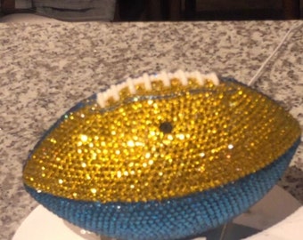 Custom Rhinestone Team Football