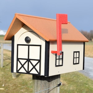 Amish mailbox | poly mailbox | Amish handmade | Made in USA | Multiple colors