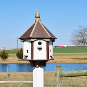 Large Gazebo Birdhouse | 6 room birdhouse | Amish handmade | Made in USA
