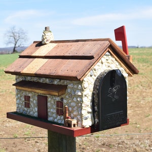 Mailbox | Farmhouse ,mailbox | Stonehouse mailbox | Amish mailbox | Amish handmade | Made in USA