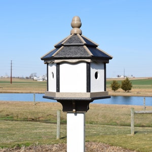 Amish handcrafted  birdhouse | Poly and vinyl  birdhouse