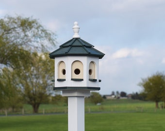 birdhouse | Small gazebo birdhouse | Made in USA | Amish handmade | Multiple colors| Poly lumber| small