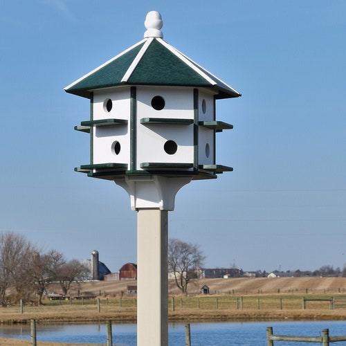 Martin Birdhouse Extra Large Birdhouse Amish Birdhouse Etsy