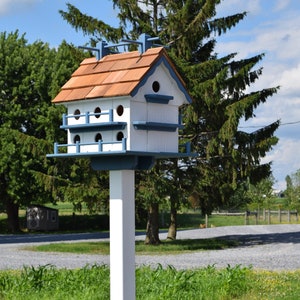 EXTRA LARGE Martin bird house Handmade bird house Multiple colors Amish handmade Made in USA image 6