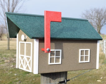 Amish Mailbox | Poly Mailbox | Amish Handmade | Made in USA