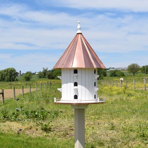 Martin Birdhouse | Extra large Martin birdhouse | Copper roof | Castle birdhouse | Amish handmade