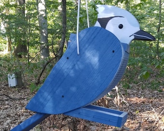 Bird feeder | Blue Jay Bird Feeder | Amish Handmade | Made in USA
