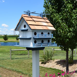 EXTRA LARGE Martin bird house Handmade bird house Multiple colors Amish handmade Made in USA image 5