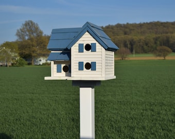 Purple Martin | Martin birdhouse | Cottage Birdhouse | Reclaimed Wood | Amish Handmade | Made in USA