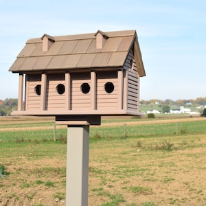 Birdhouse outdoor | Purple Martin birdhouse | Martin birdhouse | Amish handmade | made in USA