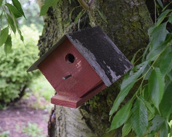 Birdhouse Wren House Birdhouse Reclaimed wood Amish made Made in USA new