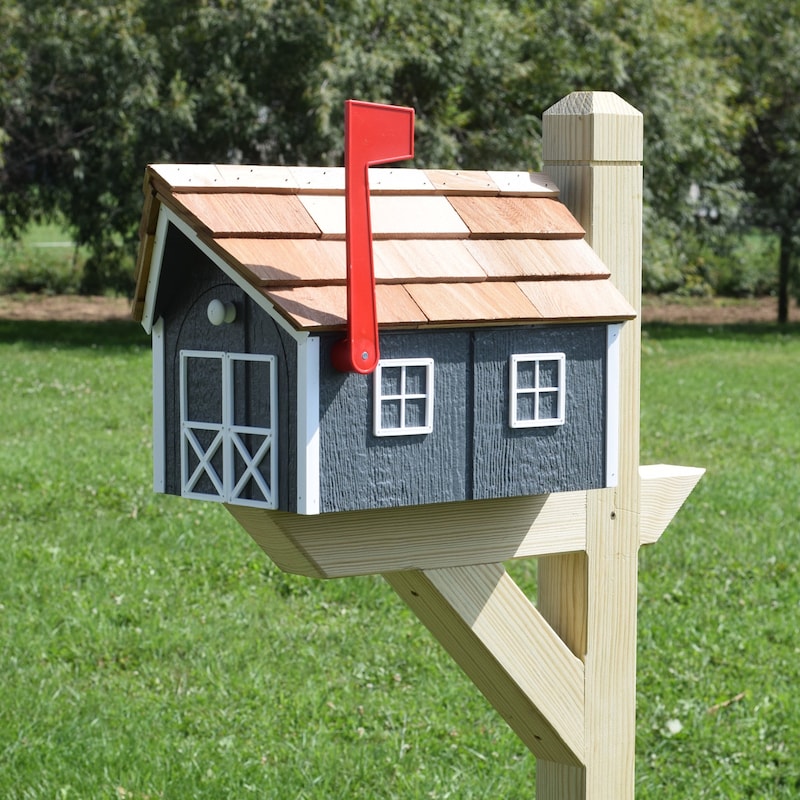 Wild Mailboxes Handmade Black Mailbox - Etsy