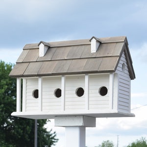 Amish Handmade Purple Martin Birdhouse | Reclaimed Wood | Rustic bild 2