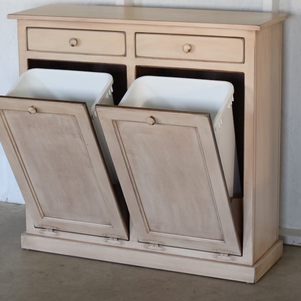Double Trash Cabinet Drawer - Etsy
