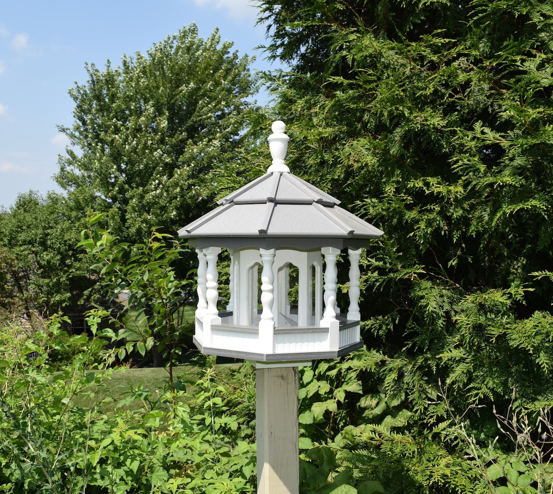 Extra large bird feeder 10qt deluxe tube Bird Feeder Poly Etsy