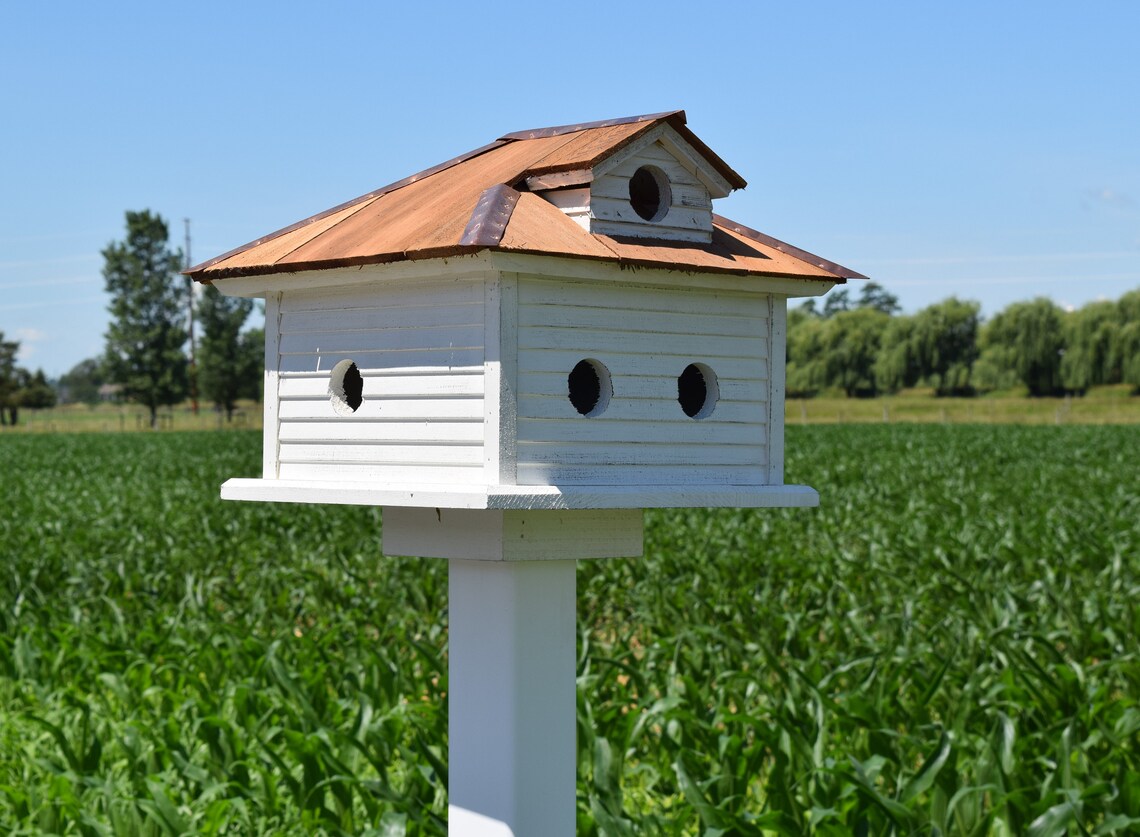 Purple Martin Elegant Martin Birdhouse Reclaimed Birdhouse - Etsy