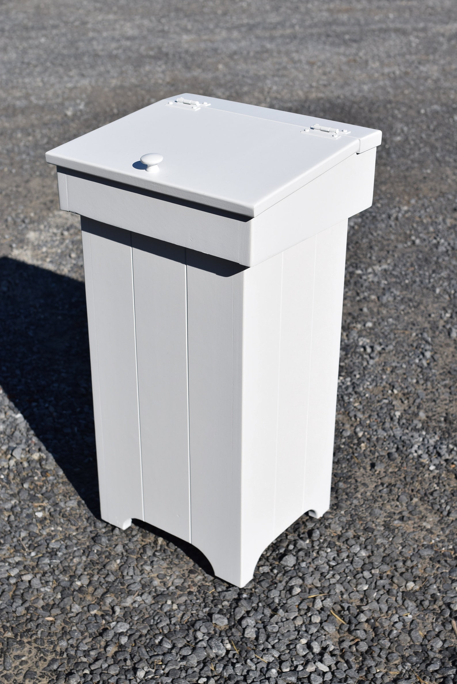 Contenedor de basura de madera bote de basura alto Amish | Etsy