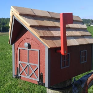 Mailbox Amish Handmade wooden mailbox