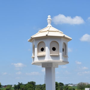 Amish made birdhouse gazebo birdhouse Poly 8 rooms Amish handmade Made in USA Bright colors Bild 5