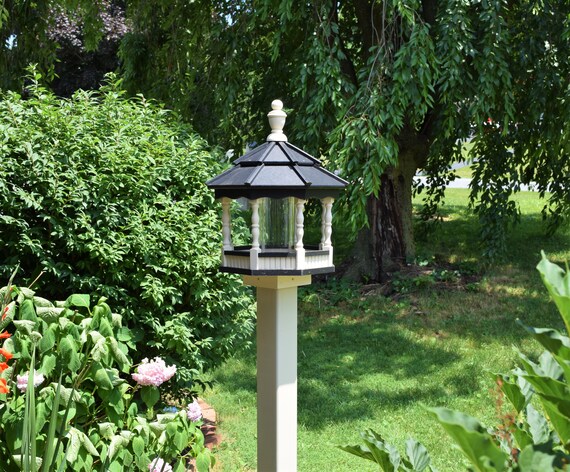 Bird Feeder Amish Homemade Handcrafted Small Poly Gazebo Etsy
