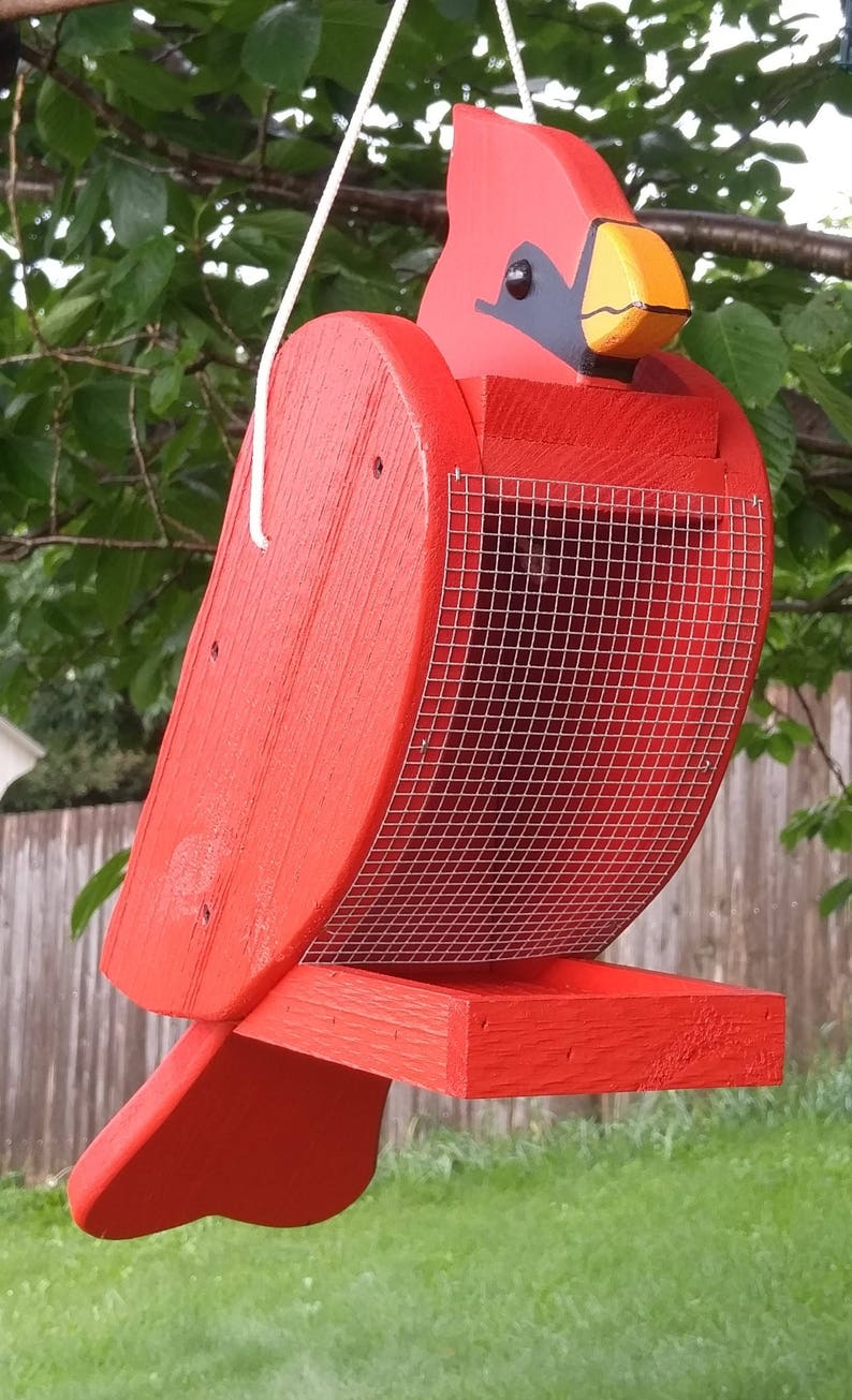 homemade cardinal bird feeder homemade cardinal bird feeder