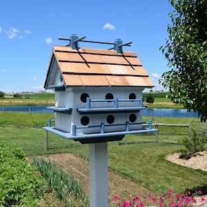 EXTRA LARGE Martin bird house Handmade bird house Multiple colors Amish handmade Made in USA image 7