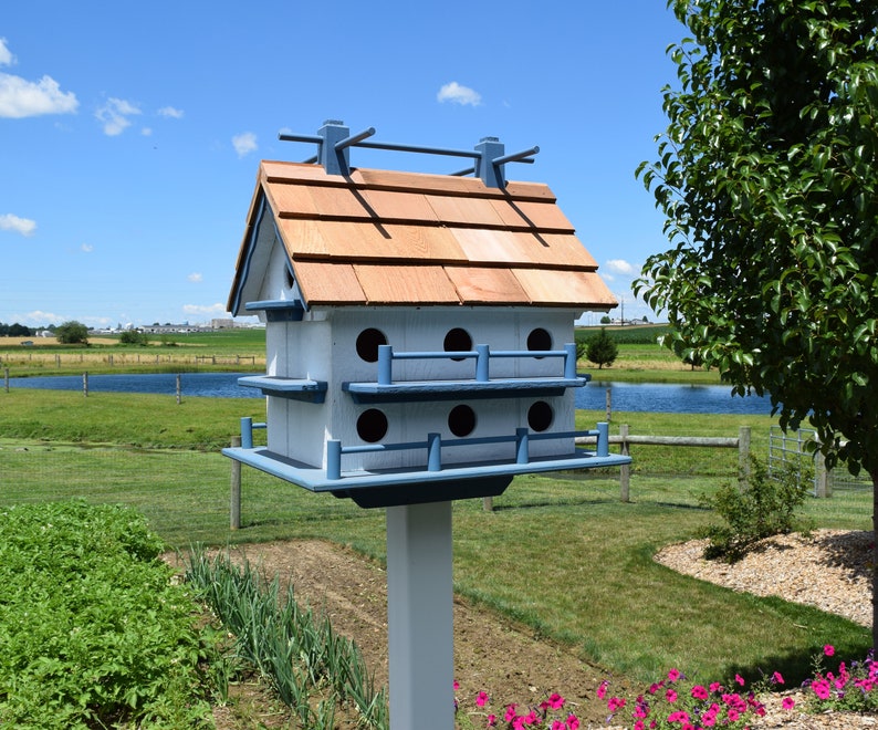 EXTRA LARGE Martin bird house Handmade bird house Multiple colors Amish handmade Made in USA image 7