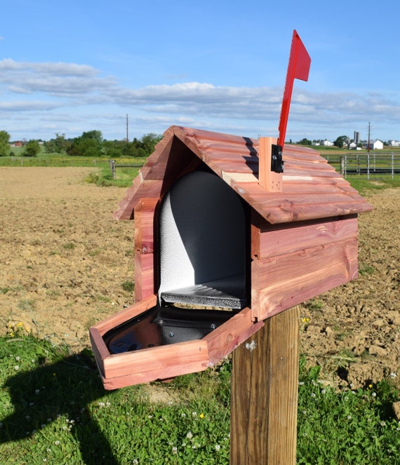 Firefighter Mailbox Amish handmade