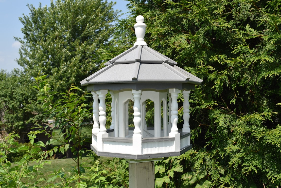 Extra large bird feeder 10qt deluxe tube Bird Feeder Poly Etsy