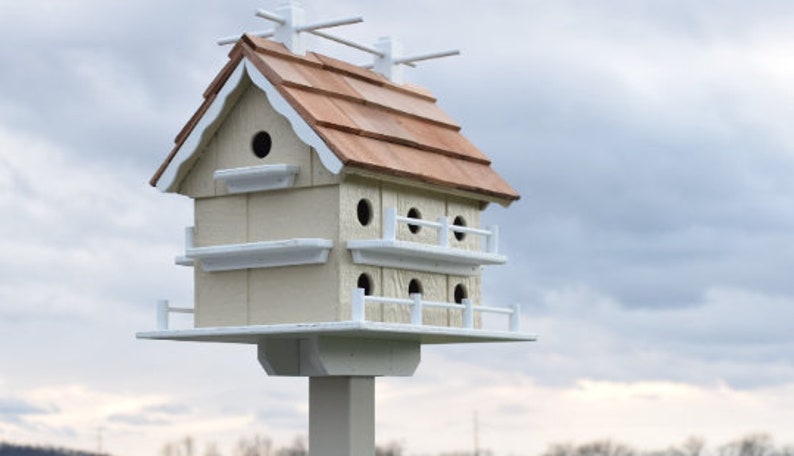 EXTRA LARGE Martin bird house Handmade bird house Multiple colors Amish handmade Made in USA image 2