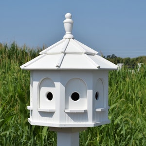 Amish made birdhouse gazebo birdhouse Poly 8 rooms Amish handmade Made in USA Bright colors Bild 7