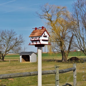 EXTRA LARGE Martin bird house Handmade bird house Multiple colors Amish handmade Made in USA image 10