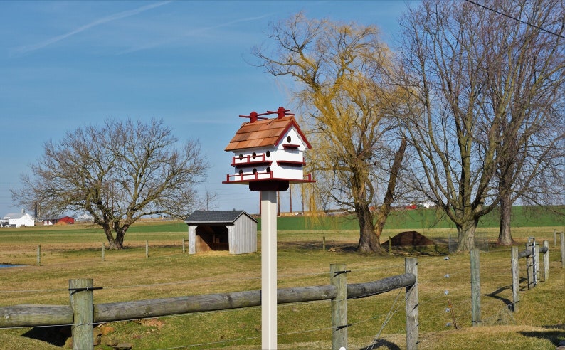 EXTRA LARGE Martin bird house Handmade bird house Multiple colors Amish handmade Made in USA image 10