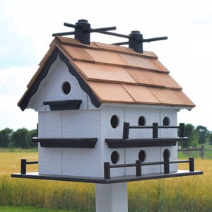 EXTRA LARGE Martin bird house Handmade bird house Multiple colors Amish handmade Made in USA image 1