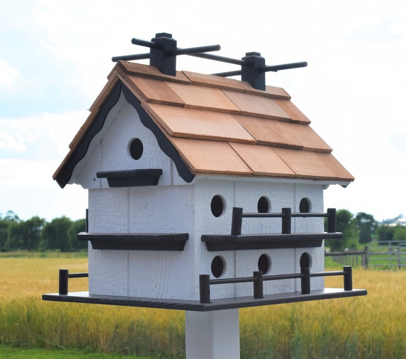 EXTRA LARGE Martin bird house Handmade bird house Multiple colors Amish handmade Made in USA image 1