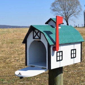 Barn Mailbox | Amish Mailbox | Amish Handmade | Made in USA |