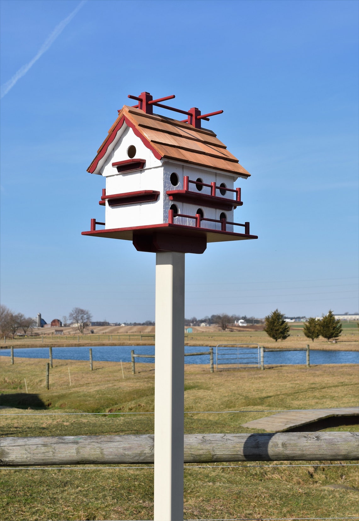 Extra Large Birdhouse Martin Birdhouse POST NOT INCLUDED Etsy