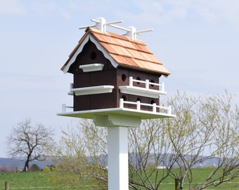 EXTRA LARGE Martin bird house | Handmade bird house | Multiple colors | Amish handmade | Made in USA