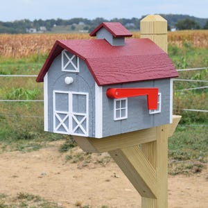 Barn Mailbox | Amish Mailbox | Amish Handmade | Made in USA |