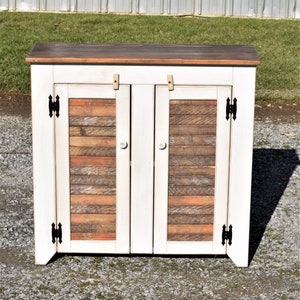 Primitive cabinet | Hall Cabinet | Farmhouse cabinet | Hall cabinet | Rustic cabinet |Amish handmade | Made in USA