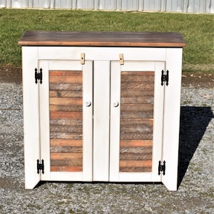 Primitive cabinet | Hall Cabinet | Farmhouse cabinet | Hall cabinet | Rustic cabinet |Amish handmade | Made in USA