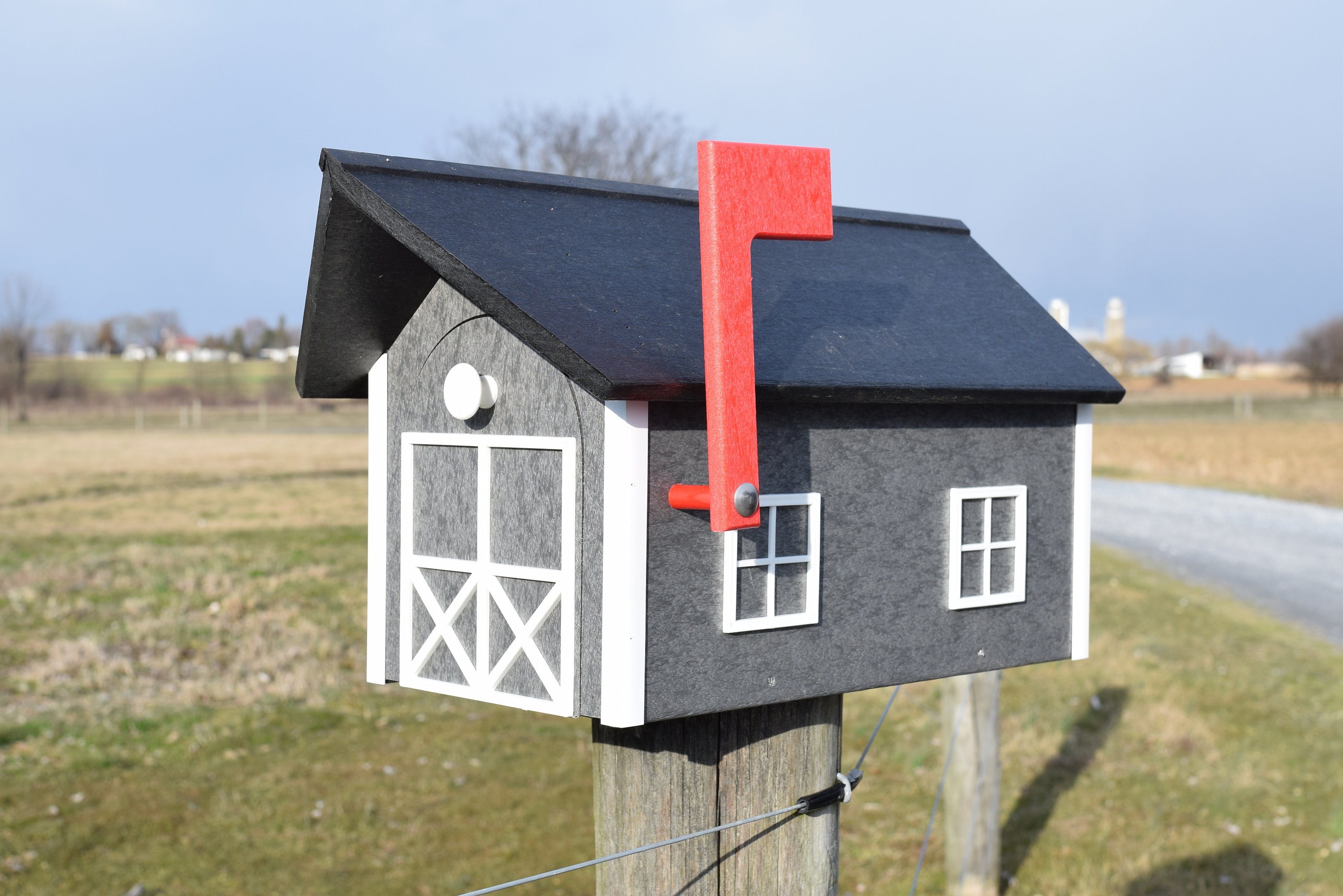 Amish Mailbox | Poly Mailbox | Amish Handmade | Made in USA