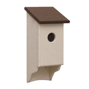 Small Poly birdhouse Bluebird house Amish handmade Made in USA image 5