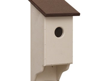 Birdhouse Poly Bluebird birdhouse Amish handmade Premium Color CUSTOM combination