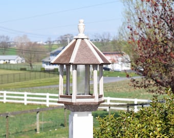 Bird Feeder | Mini Poly Gazebo bird feeder | Amish handmade | Made in USA |