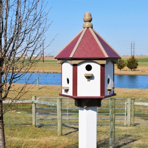 Birdhouse | Large birdhouse | Amish birdhouse | Easy cleaning | Amish handmade | Made in USA