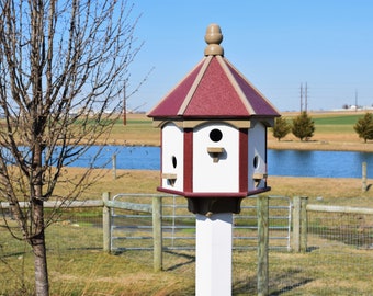 Birdhouse | Large birdhouse | Amish birdhouse | Easy cleaning | Amish handmade | Made in USA